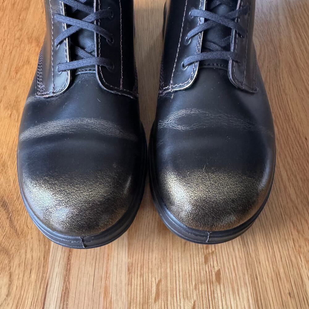 Blundstone Black Leather Lace-Up Ankle Boots - Picture 8 of 12